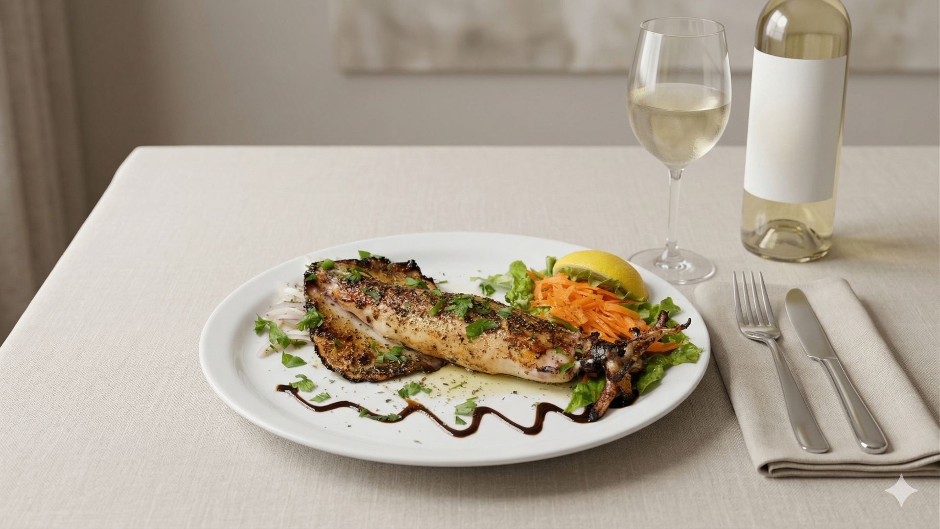 Grilled Squid